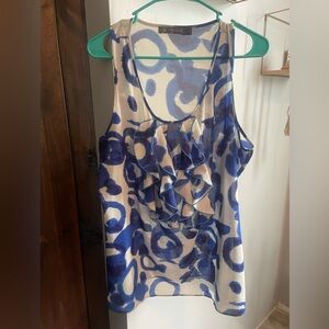 Ruffled Sleeveless blouse